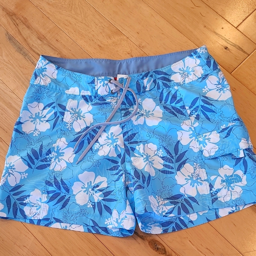 Floral Blue Women's Shorts